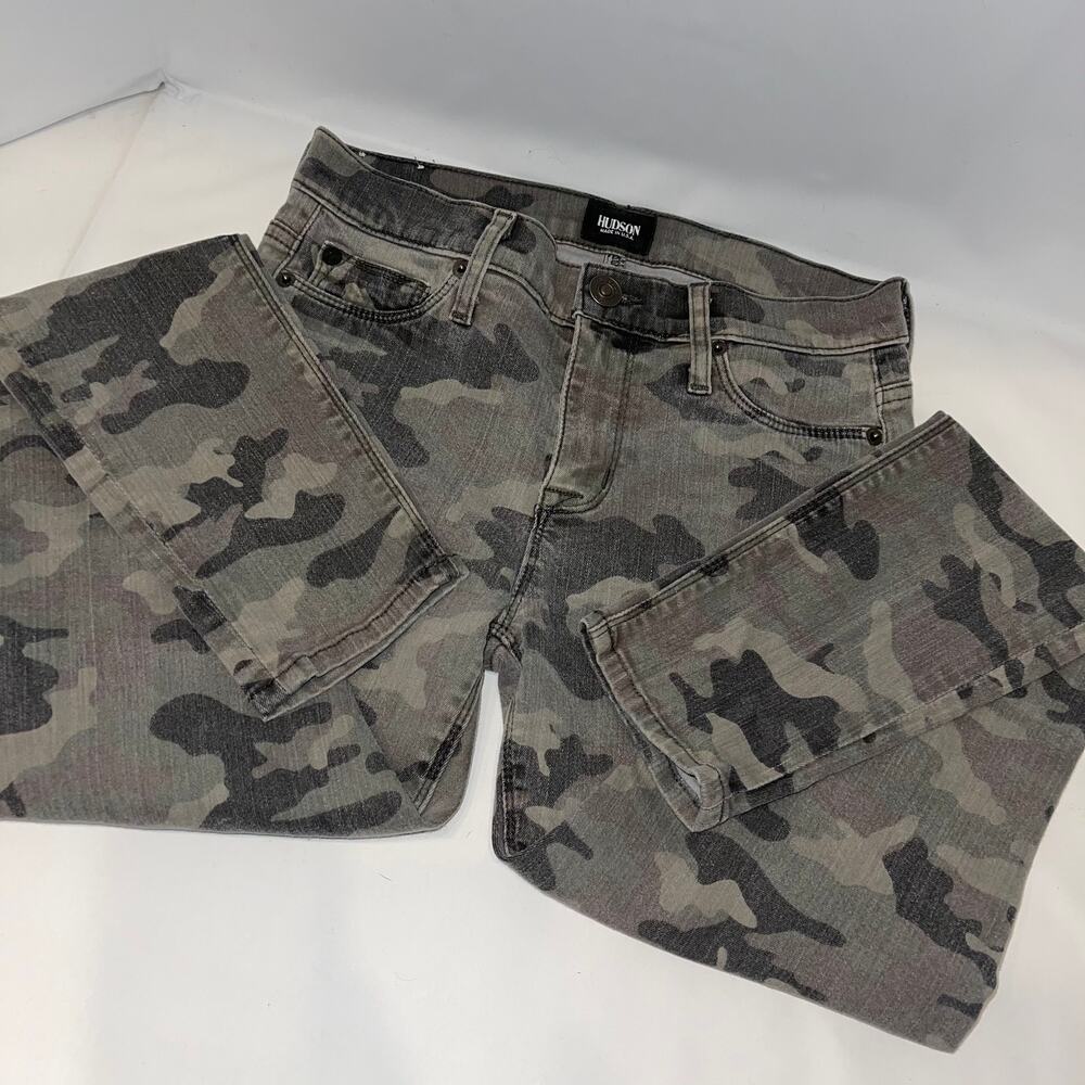 Hudson Nico Mid-rise Camo Skinny Jeans